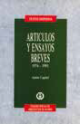 Artículos y ensayos breves. 1976-1991